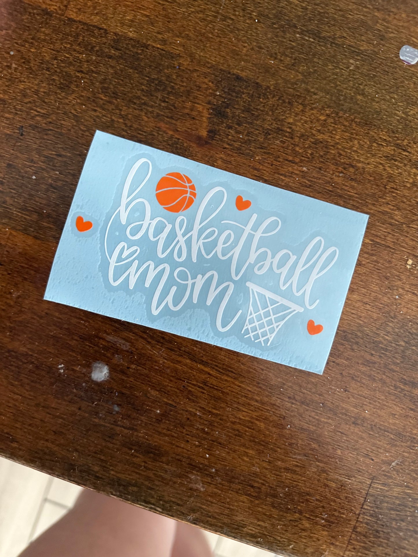 Basketball Mom- car decal