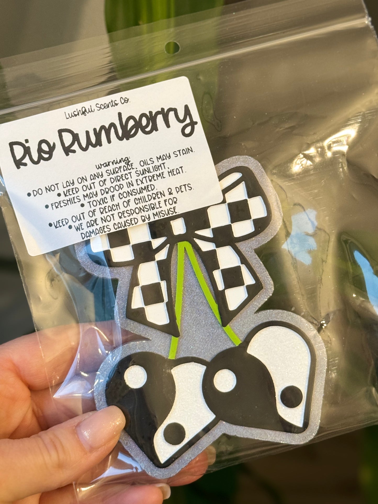 Checkered Cherry Dice- Rio Rumberry
