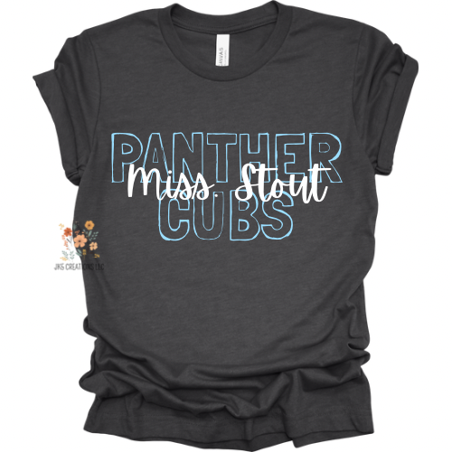 Panther Cubs Personalized