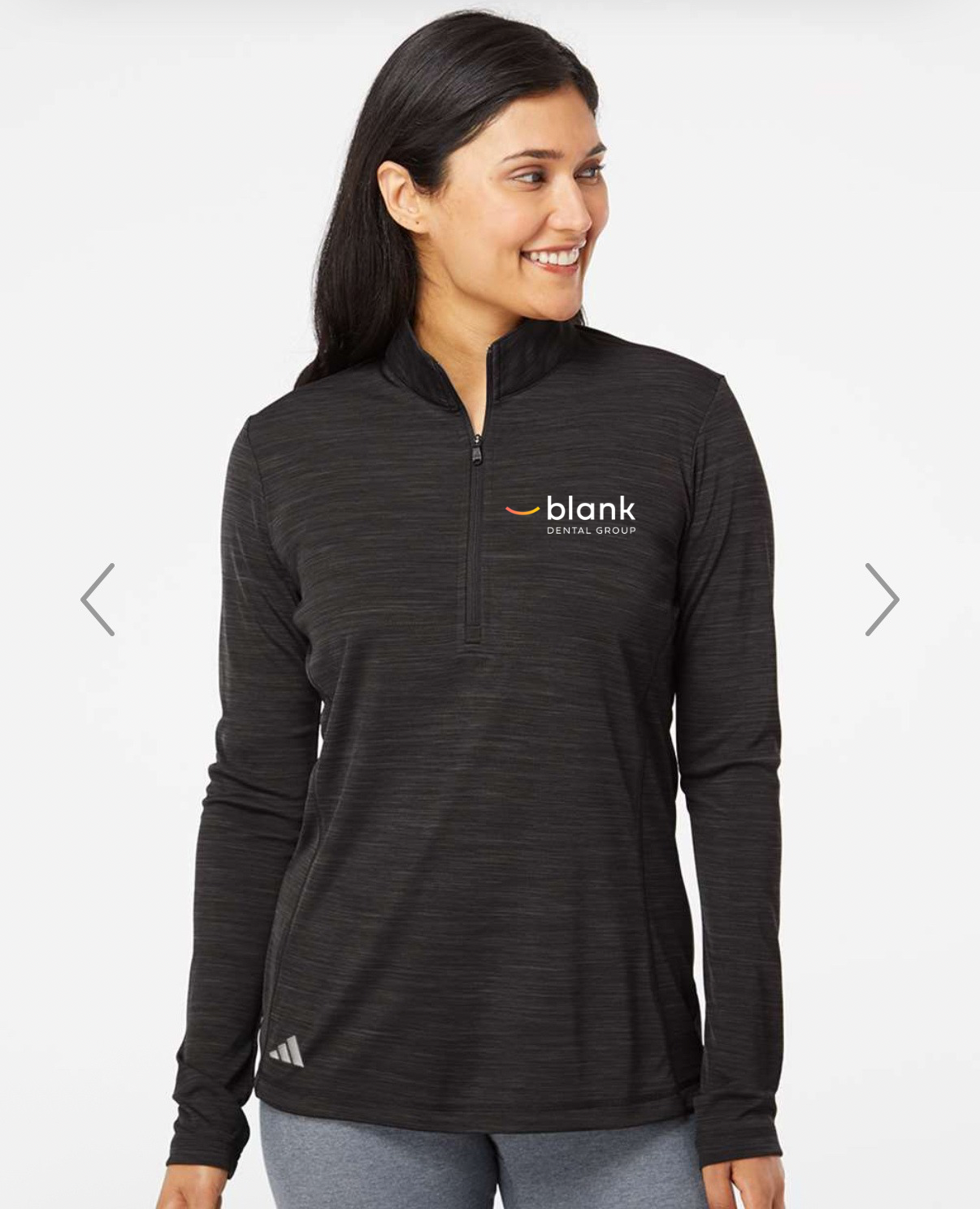 Blank Dental Performance Quarter Zip Women- Adidas