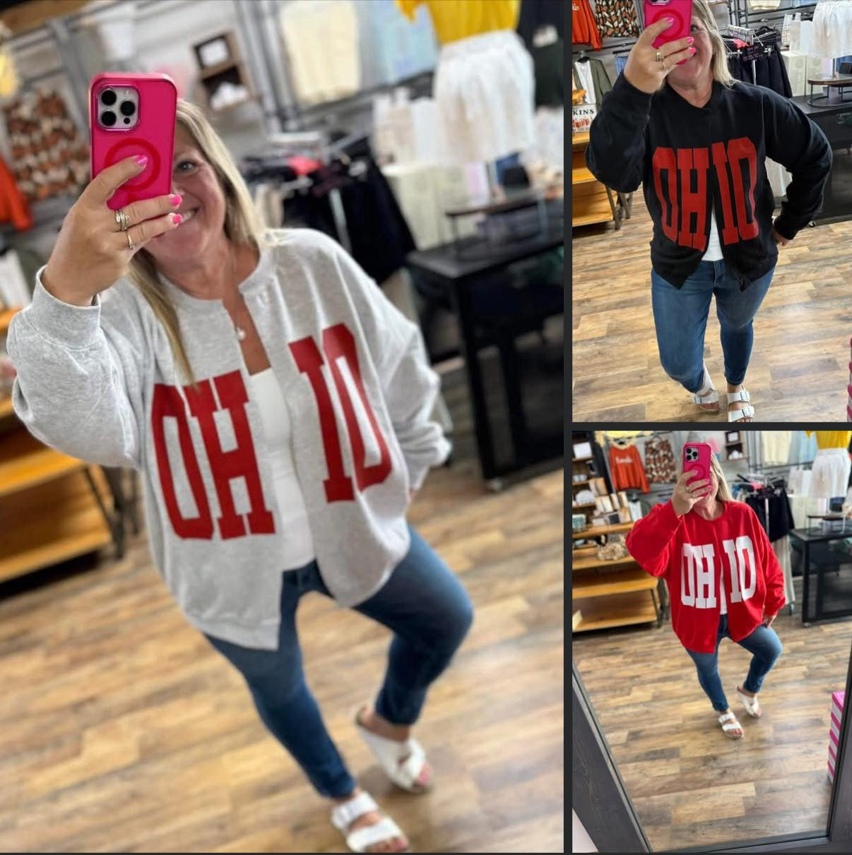 **PRE-ORDER** Ohio Sweatshirt Cardigan 