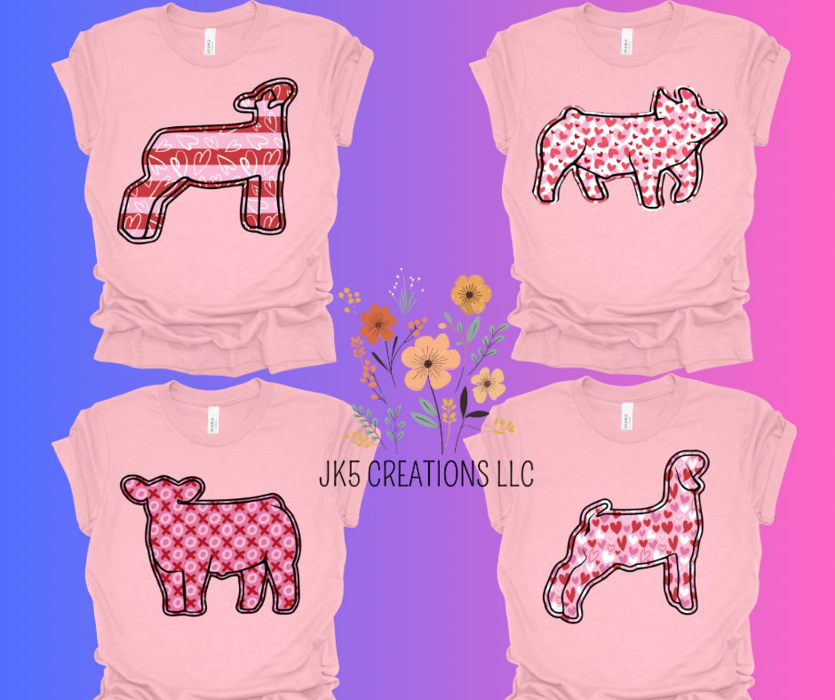 Livestock Valentines Shirts
