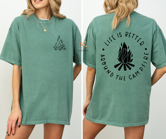 Life is better around a campfire