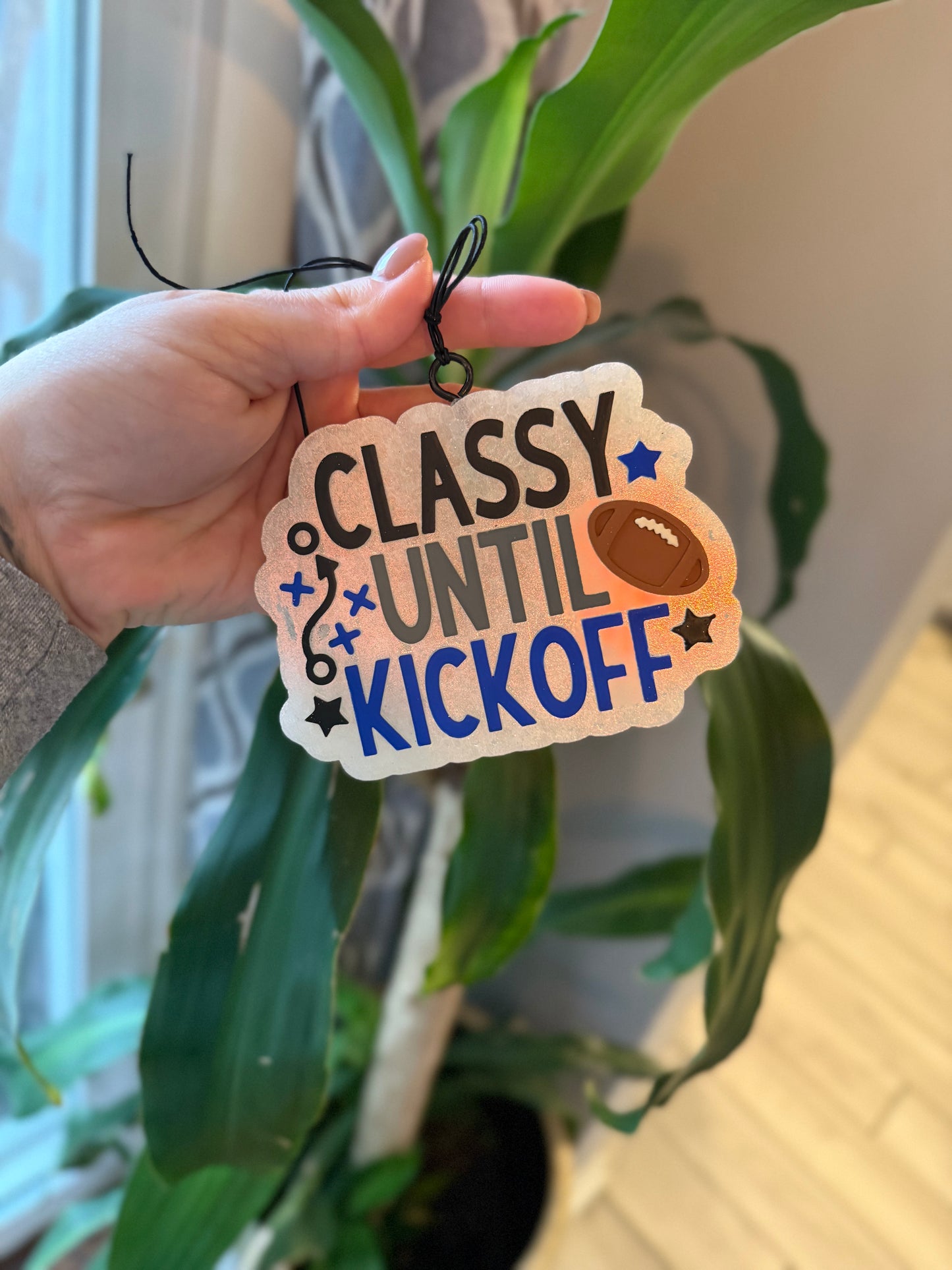 Classy until Kickoff (blue)- Island Bloom
