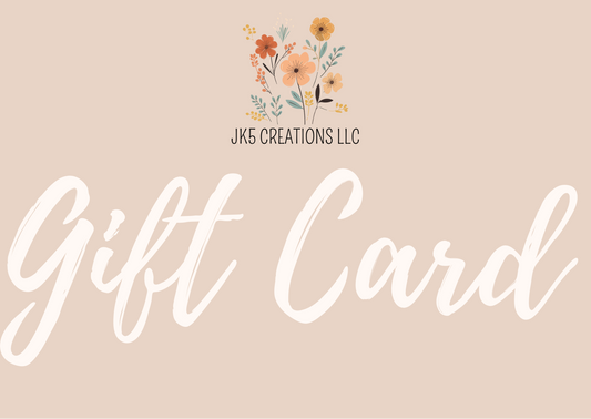 JK5 Creations Gift Cards