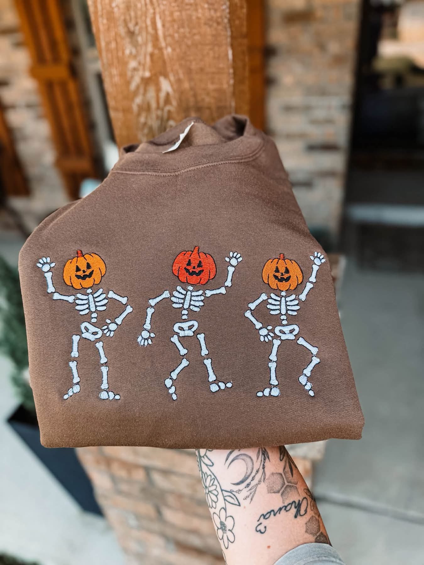 Dancing Pumpkin Heads Tee or Crewneck