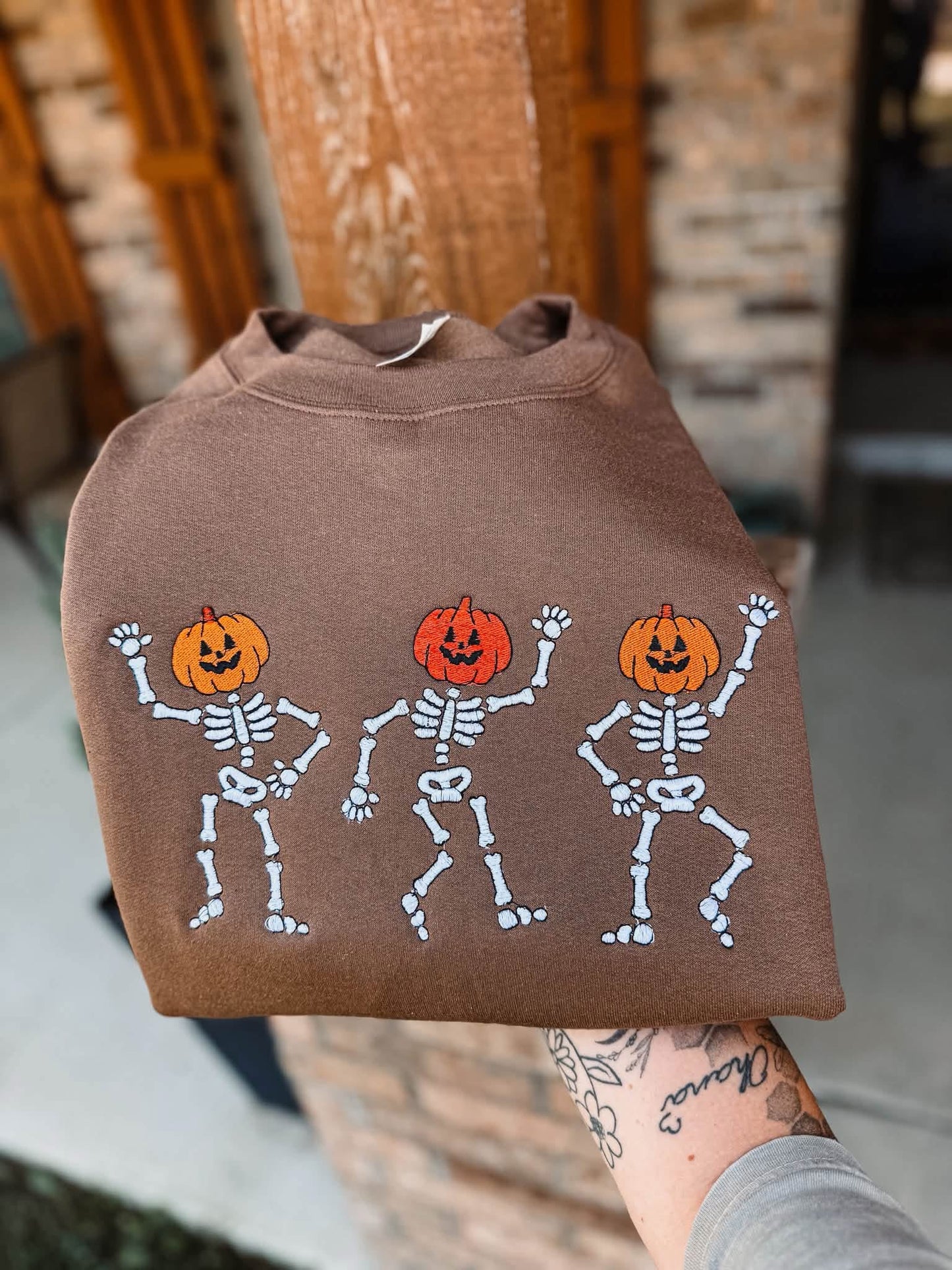Dancing Pumpkin Heads Tee or Crewneck