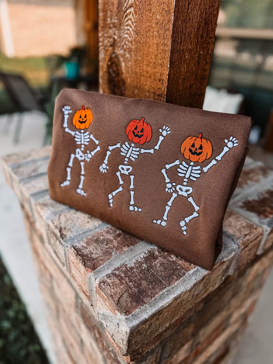 Dancing Pumpkin Heads Tee or Crewneck