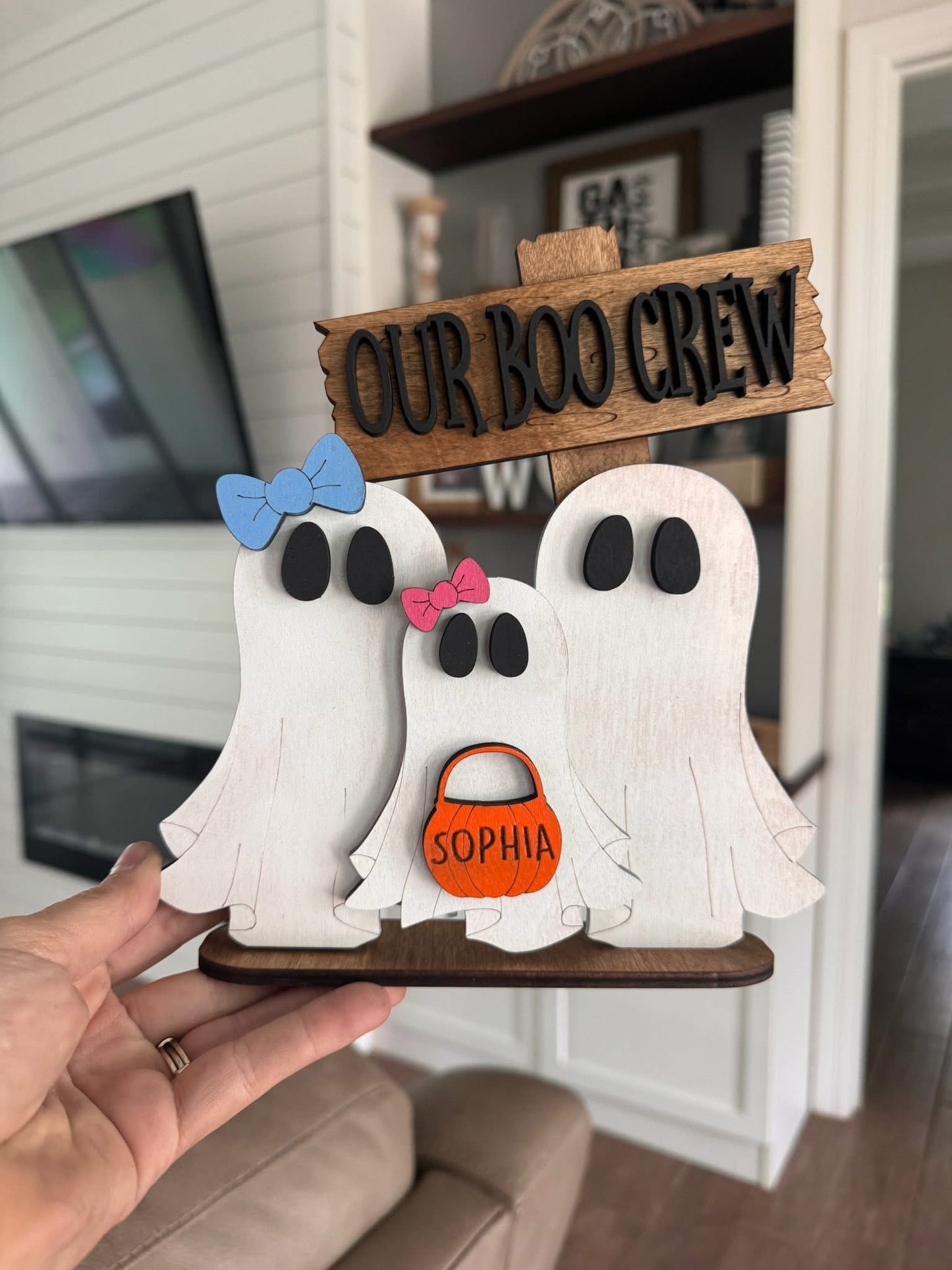 Personalized Boo Crew Sign