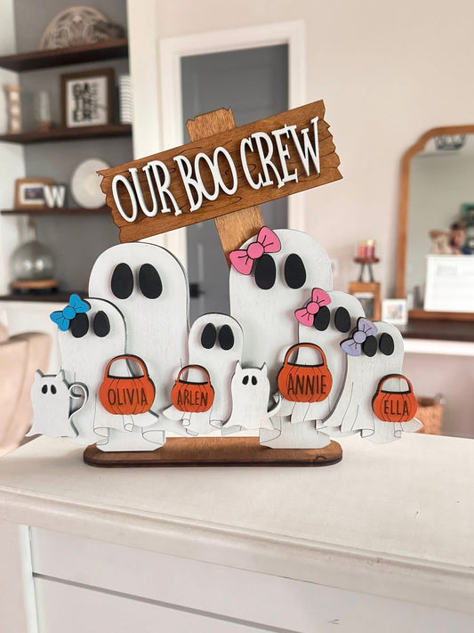 Personalized Boo Crew Sign
