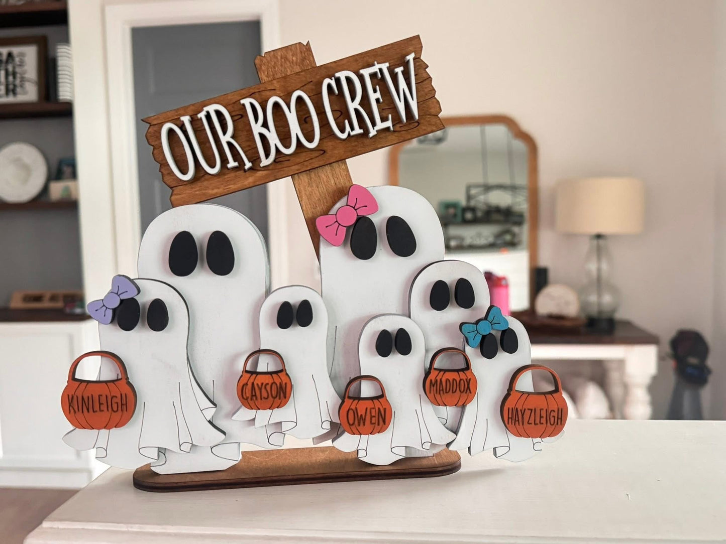 Personalized Boo Crew Sign