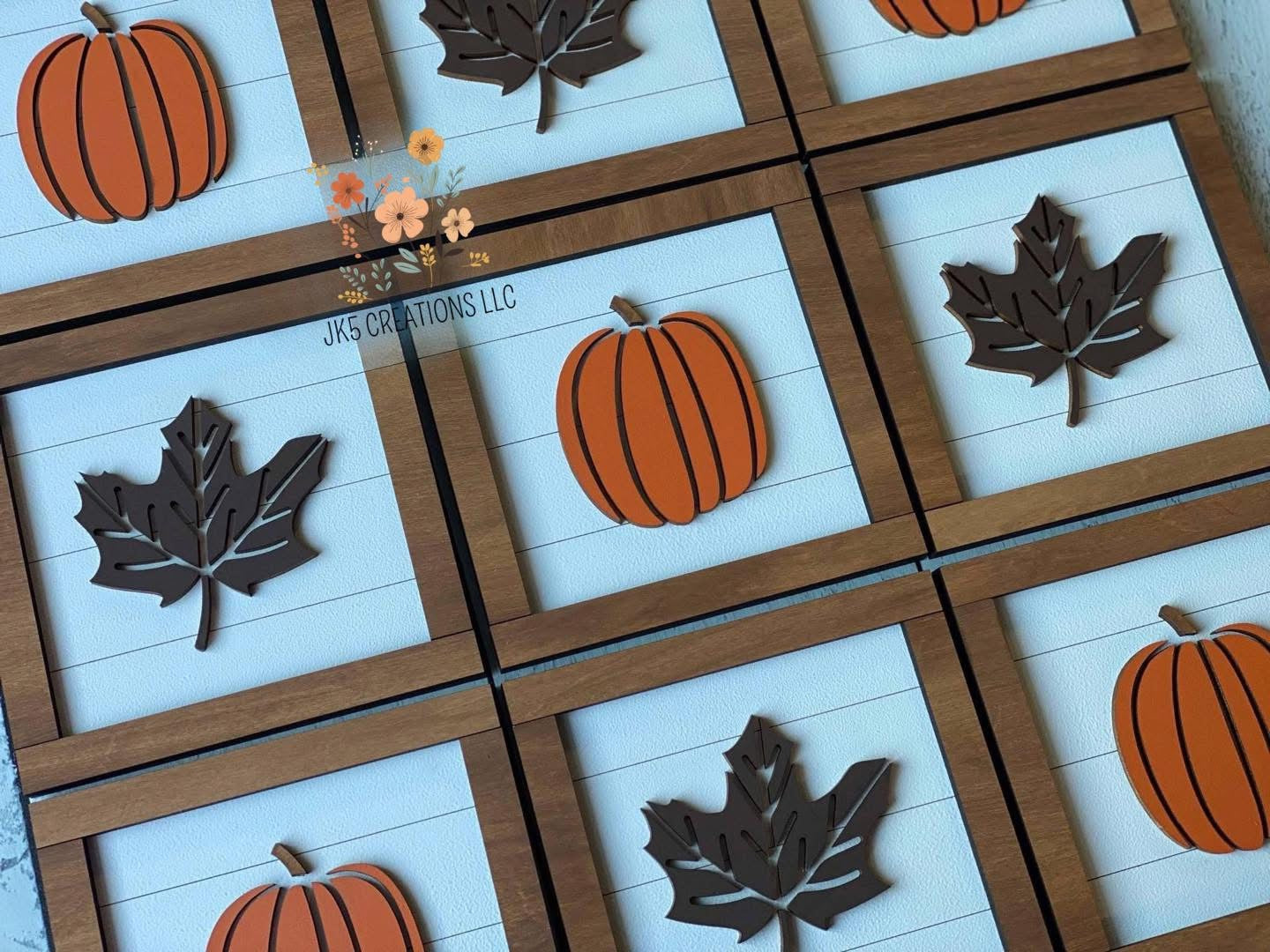 Maple & Pumpkin shelf Leaners