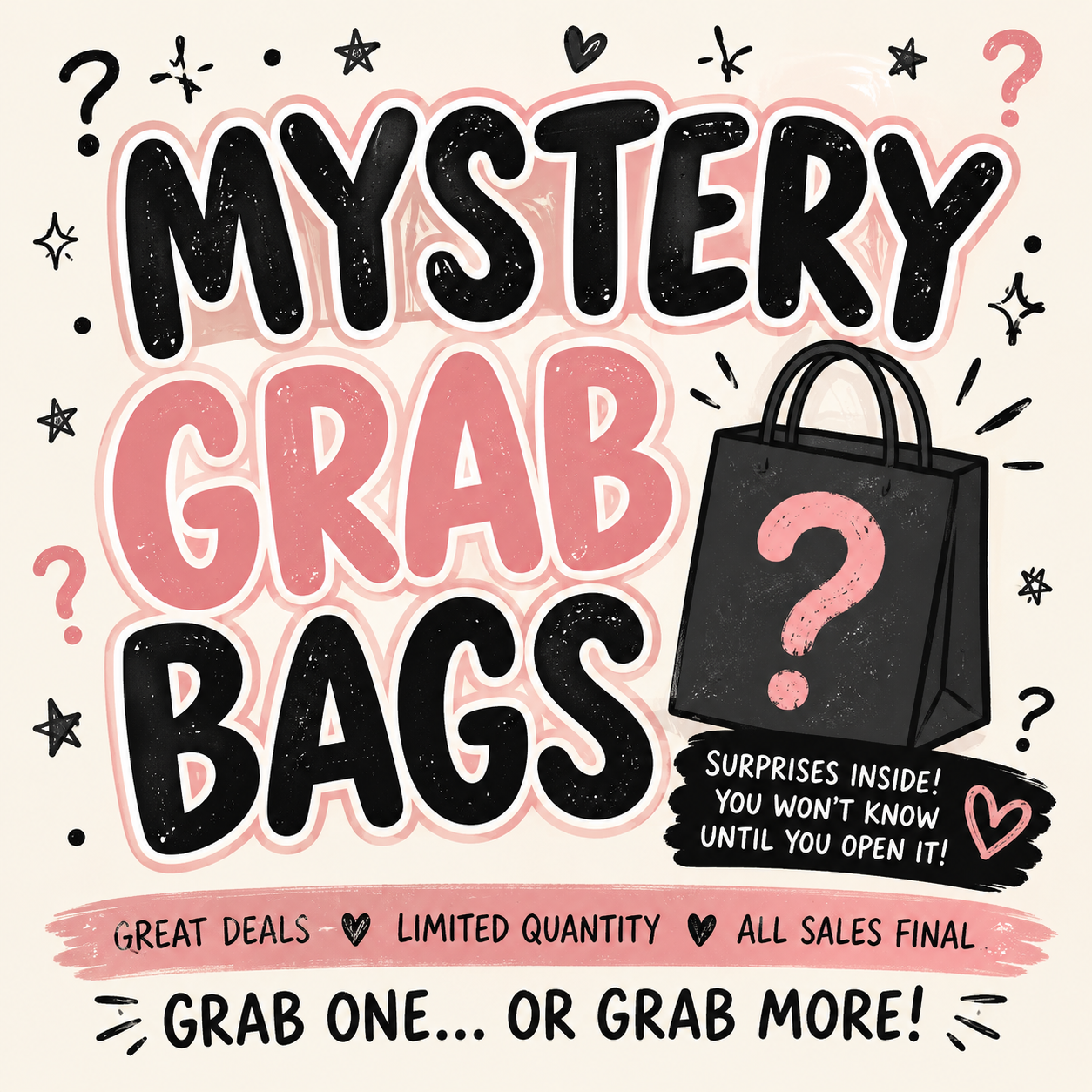 Mystery Grab Bags- T-shirts