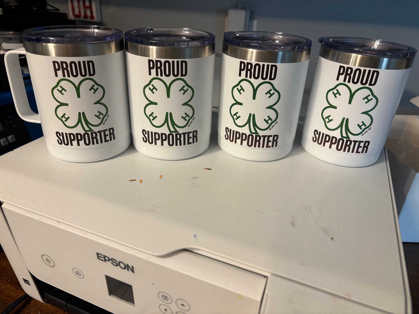 10oz stainless steel coffee tumbler