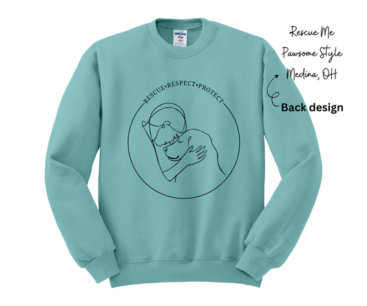 Rescue•Respect•Protect Crewneck
