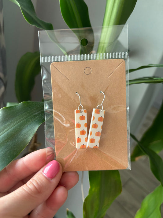 Pumpkin Earrings