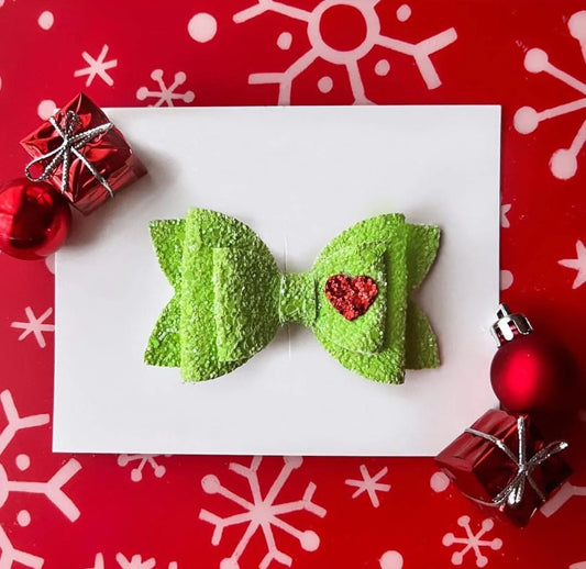 Grinch Bow